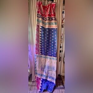 Vintage cotton Kantha blanket